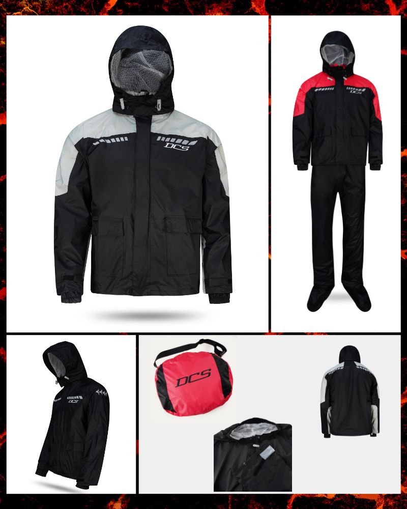 DCS Hydroguard Raincoat Grey
